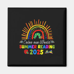 Colour Our World Summer Reading 2025 For Kids Back Magnet