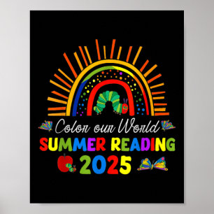 Colour Our World Summer Reading 2025 For Kids Back Poster