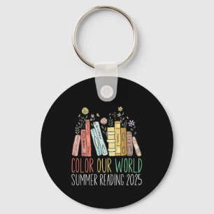 Colour Our World Summer Reading 2025 Key Ring