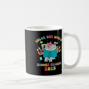 Colour Our World Summer Reading 2025 Librarian Boo Coffee Mug