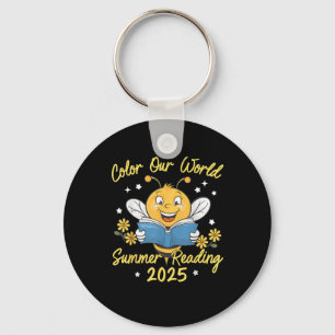 Colour Our World Summer Reading Program 2025 Bee R Key Ring