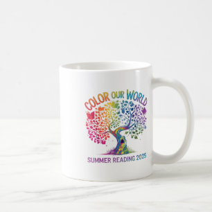 Colour Our World Summer Reading Program 2025 Book Coffee Mug