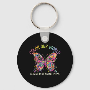 Colour Our World Summer Reading Program 2025 Butte Key Ring