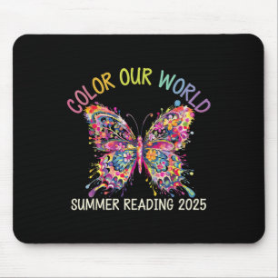 Colour Our World Summer Reading Program 2025 Butte Mouse Mat
