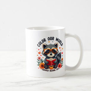 Colour Our World Summer Reading Program 2025 Funny Coffee Mug