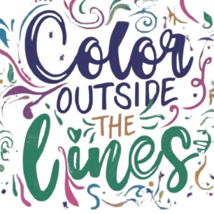 Colour Outside the Lines T-Shirt