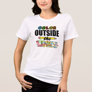 Colour Outside The Lines Tri-Blend Shirt