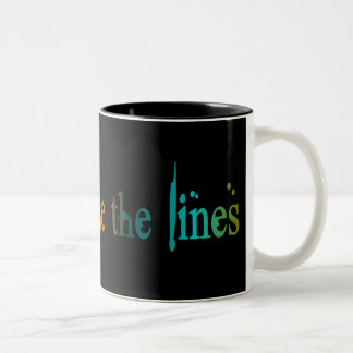 Colour Outside The Lines Two-Tone Coffee Mug