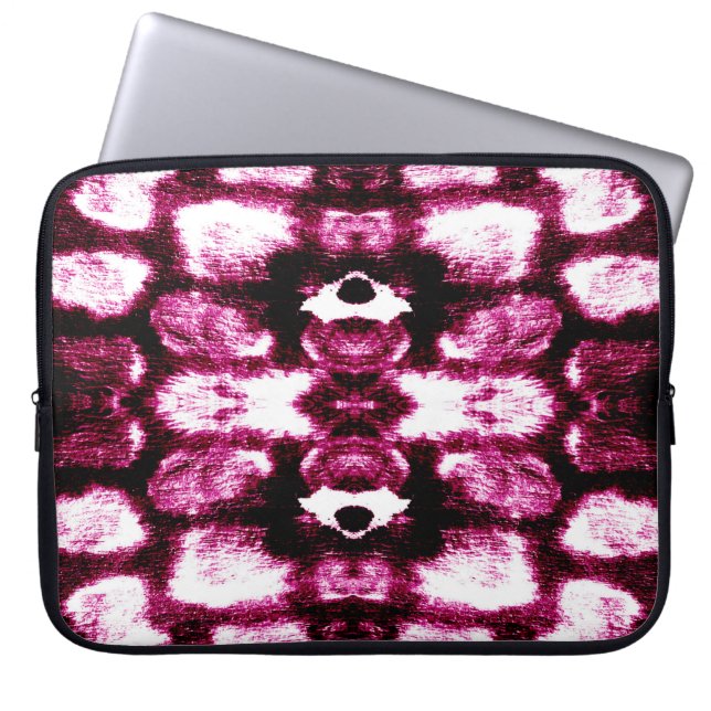 Colour Paint Background. Aquarelle Art. Liquid Ink Laptop Sleeve (Front)