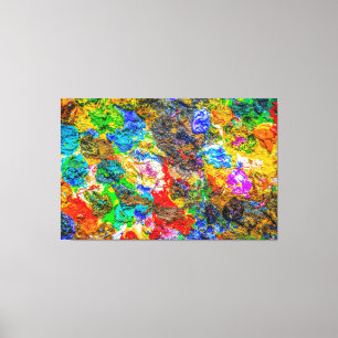 Colour palette canvas print