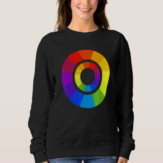 Colour Palette Circle Paint Painter Teacher Design Sweatshirt