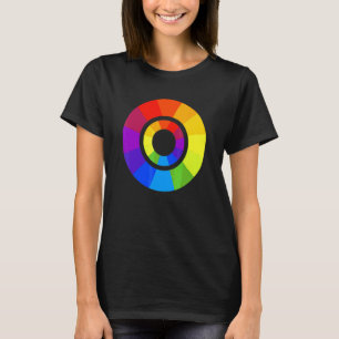 Colour Palette Circle Paint Painter Teacher Design T-Shirt