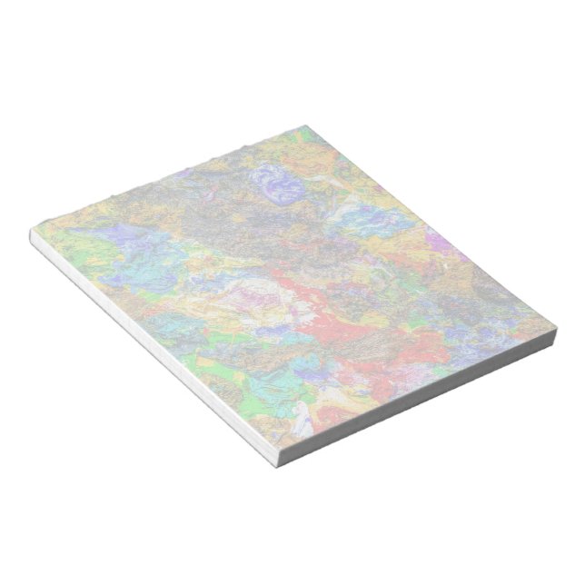 Colour palette funny notepad (Angled)