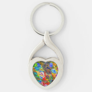 Colour palette key ring