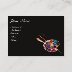COLOUR PALETTE/ Painter, Artist,Fine Art Materials Business Card