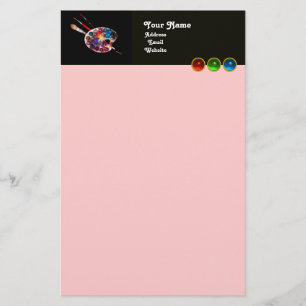 COLOUR PALETTE ,pink Stationery