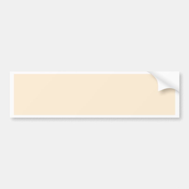 colour papaya whip bumper sticker (Front)