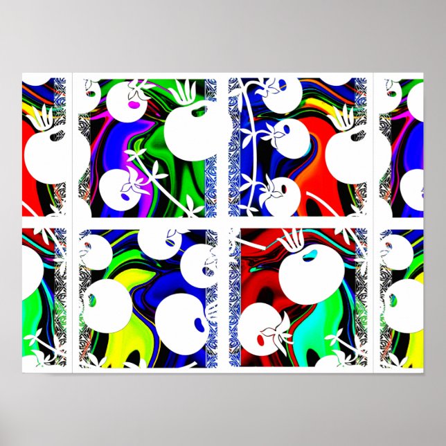 Colour pattern poster (Front)