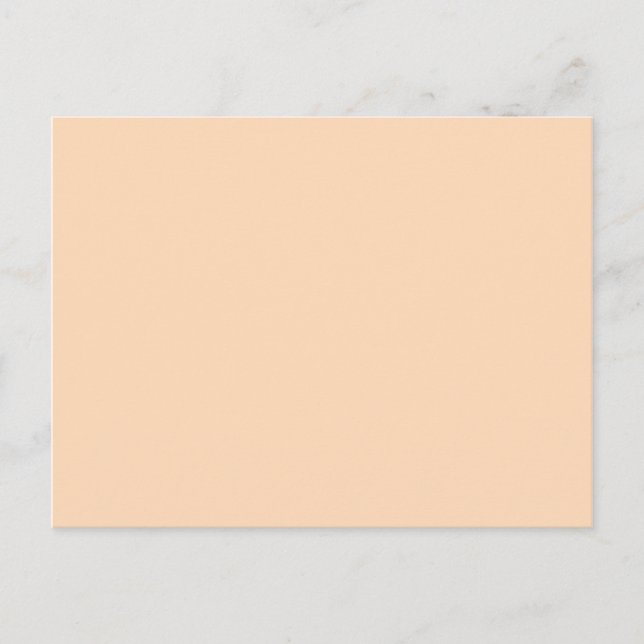 colour peach puff postcard (Front)