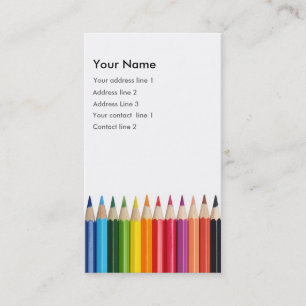 Colour Pencil Business card