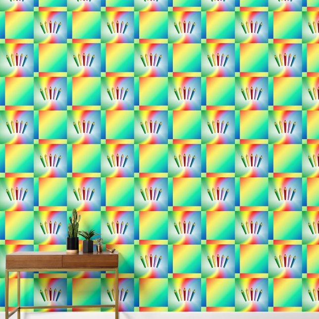 Colour Pencils Wallpaper (Hallway)