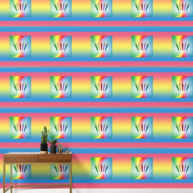 Colour Pencils Wallpaper (Hallway)