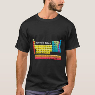 Colour Periodic Table Of Elements T-Shirt