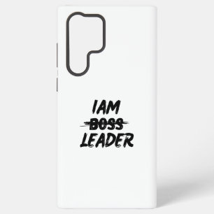 Colour personalisation case "Iam Leader not boss"