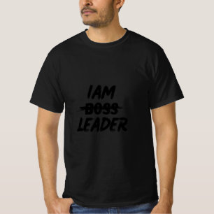 Colour personalisation tshirt "Iam Leader not boss