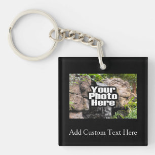 Colour Photo Personalised Key Ring