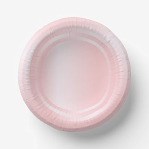 Colour Pink Rose Gold Trendy Template Modern Paper Plate