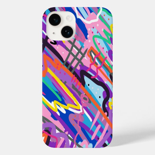 Colour Play Abstract Art  Case-Mate iPhone Case (Back)