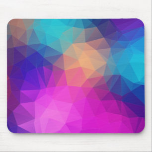 Colour Polygon Mouse Mat