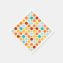 Colour Pop Happy Dots Party Paper Napkins