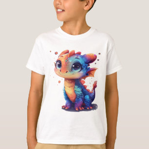 Colour Pop Neon Baby Dinosaur – Fun and Energetic T-Shirt