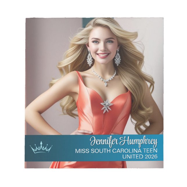 Colour Pop Pageant Autograph Pad Notepad (Front)