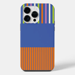Colour Pop Stripes modern striped design iPhone 14 Pro Max Case