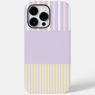 Colour Pop Stripes - Pastel Pink, Yellow & Purple Case-Mate iPhone 14 Pro Max Case