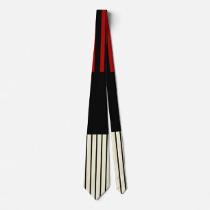 Colour Pop Stripes - Red & Cream Tie