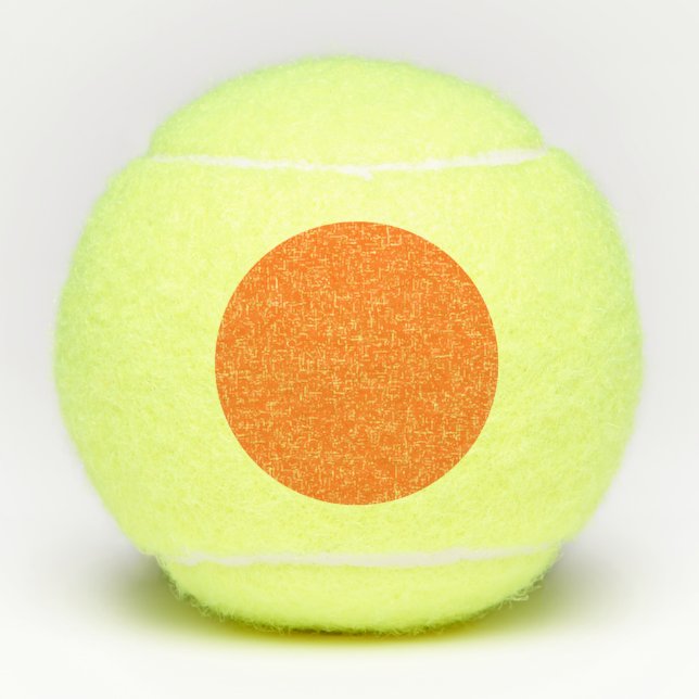 colour pumpkin tennis balls (Front)