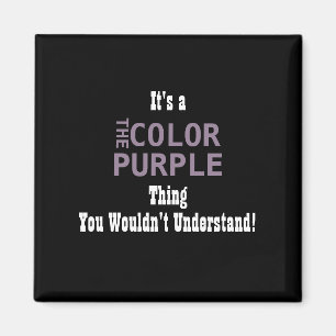 Colour Purple Magnet
