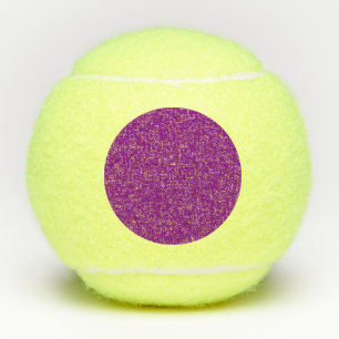 Colour purple tennis balls