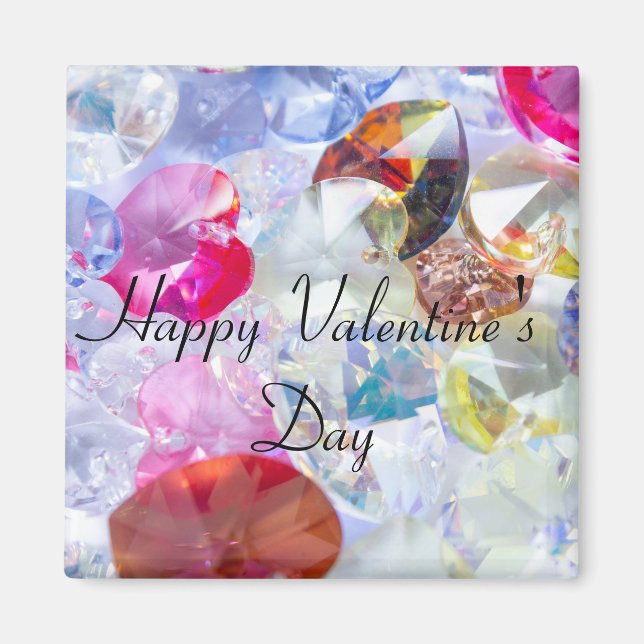 Colour Purple Yellow Print Personalised Magnet (Front)