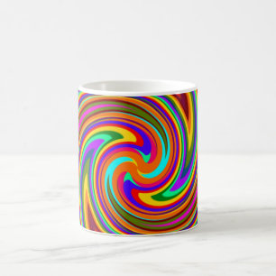 Colour Rays Rainbow Swirl Mug