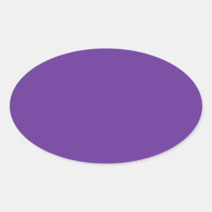 colour rebecca purple oval sticker