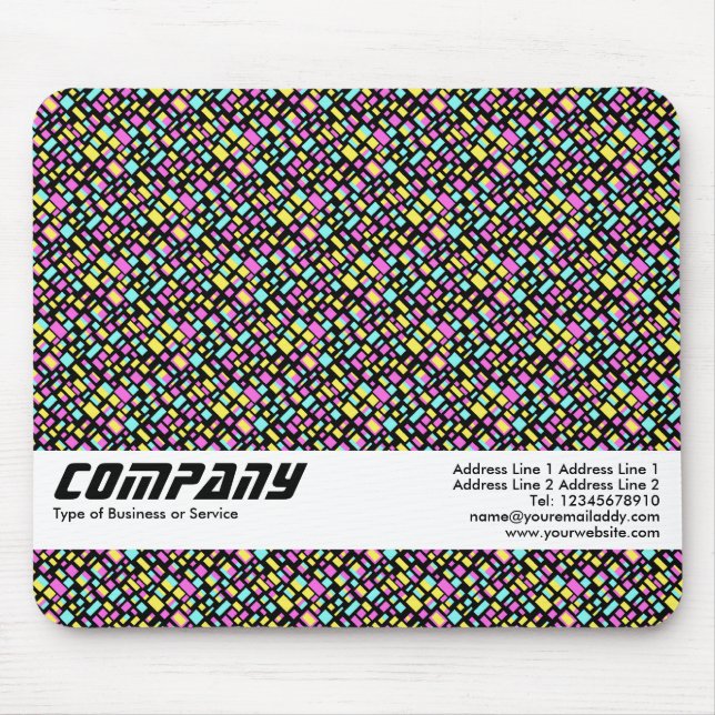 Colour Rectangles, Business Mouse Mat (Front)