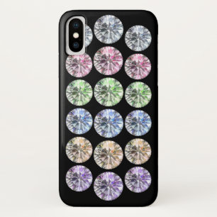 Colour rhinestone iPhone x case