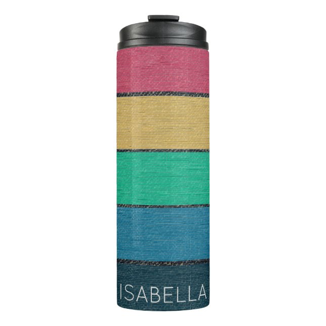 Colour Rhythm Thermal Tumbler (Front)