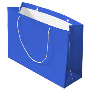 colour royal blue large gift bag