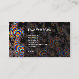 Colour Run - Fractal Art Business Card